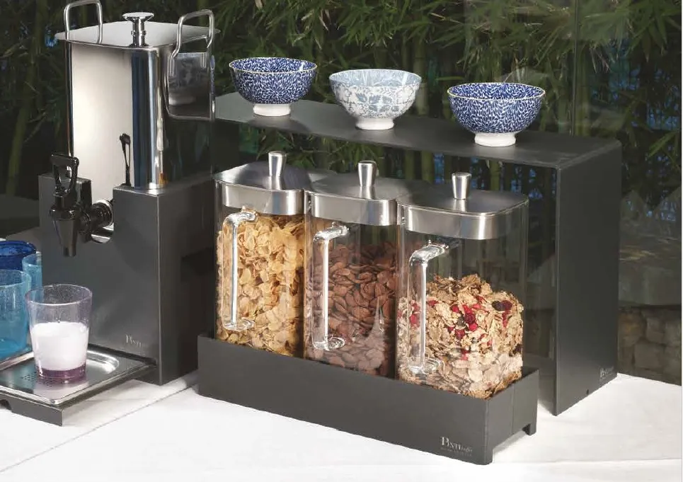 Pinti Cereal-Juice Dispenser Sage 39x12x30H cm art.518A0005